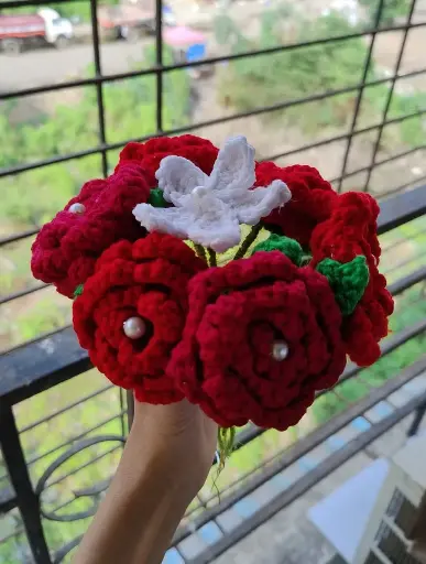 Crochet roses💐