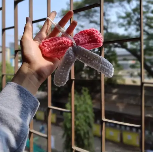 Crochet bow🌈